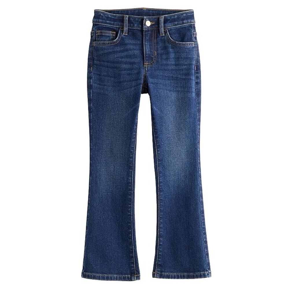 NWT Jumping Beans Girls Size 8 Slim Bootcut Jeggings Dark Wash
